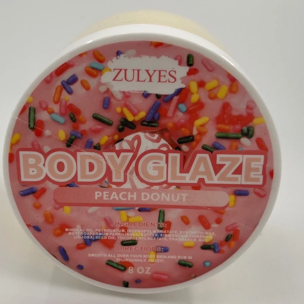 Body Glaze Peach Donut‎ 8 Oz Peach